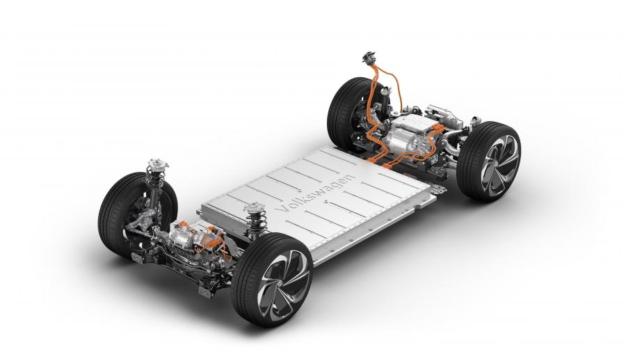 Схема Volkswagen I.D. Space Vizzion 2019 года  (фото 19 из 27)